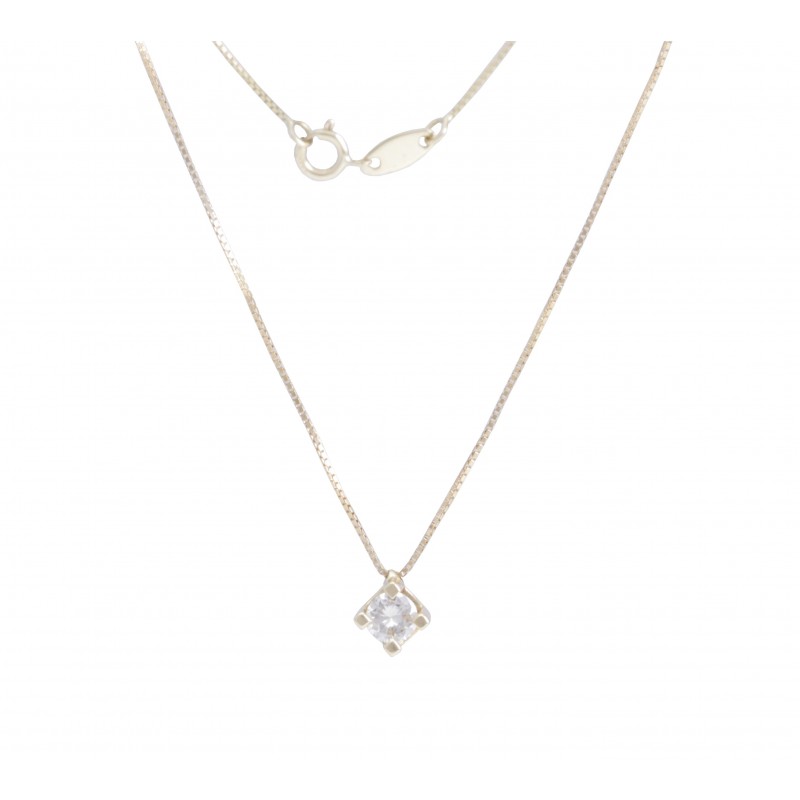 Colar Ponto de Luz Diamante 20pts