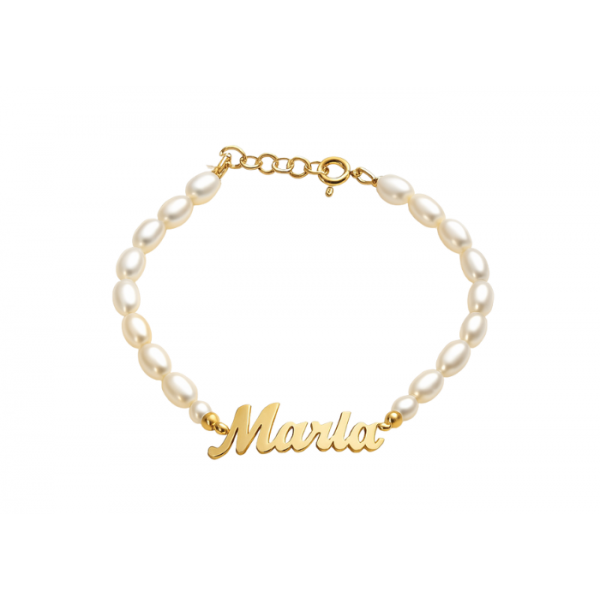 Pulseira Pérola Nome