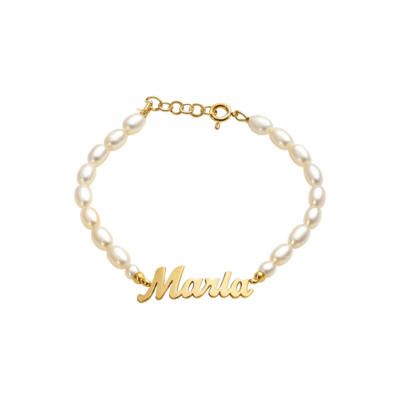 Pulseira Pérola Nome