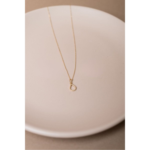 Pingente Gota Vazada 